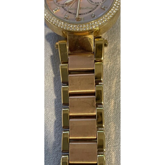 Michael Kors MK6477 Mother of Pearl Dial Two Tone Stainless Steel Women's Watch - Picture 10 of 11